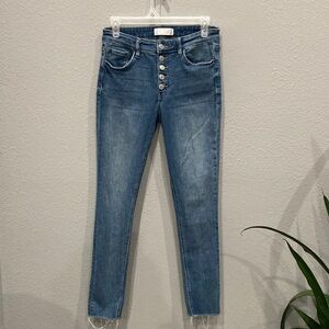 Vervet Skinny Button-Fly Jeans 28